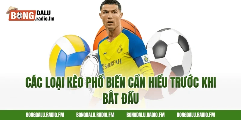 Các Loại Kèo Phổ Biến Cần Hiểu Trước Khi Bắt Đầu