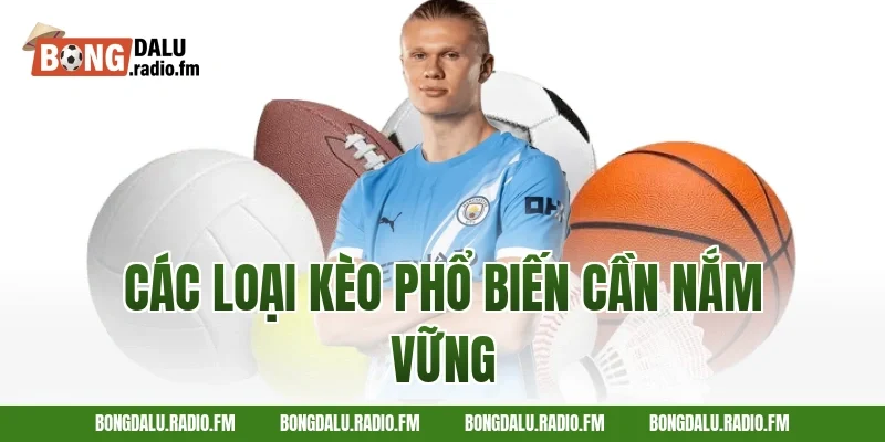Các Loại Kèo Phổ Biến Cần Nắm Vững