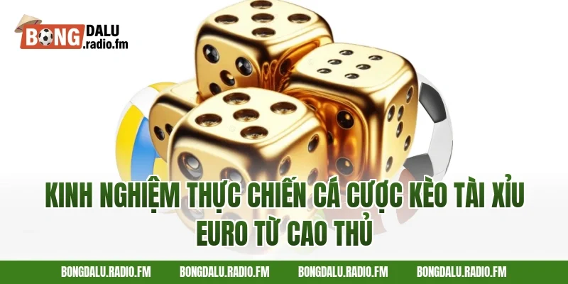 Kinh nghiệm thực chiến cá cược kèo tài xỉu Euro từ cao thủ